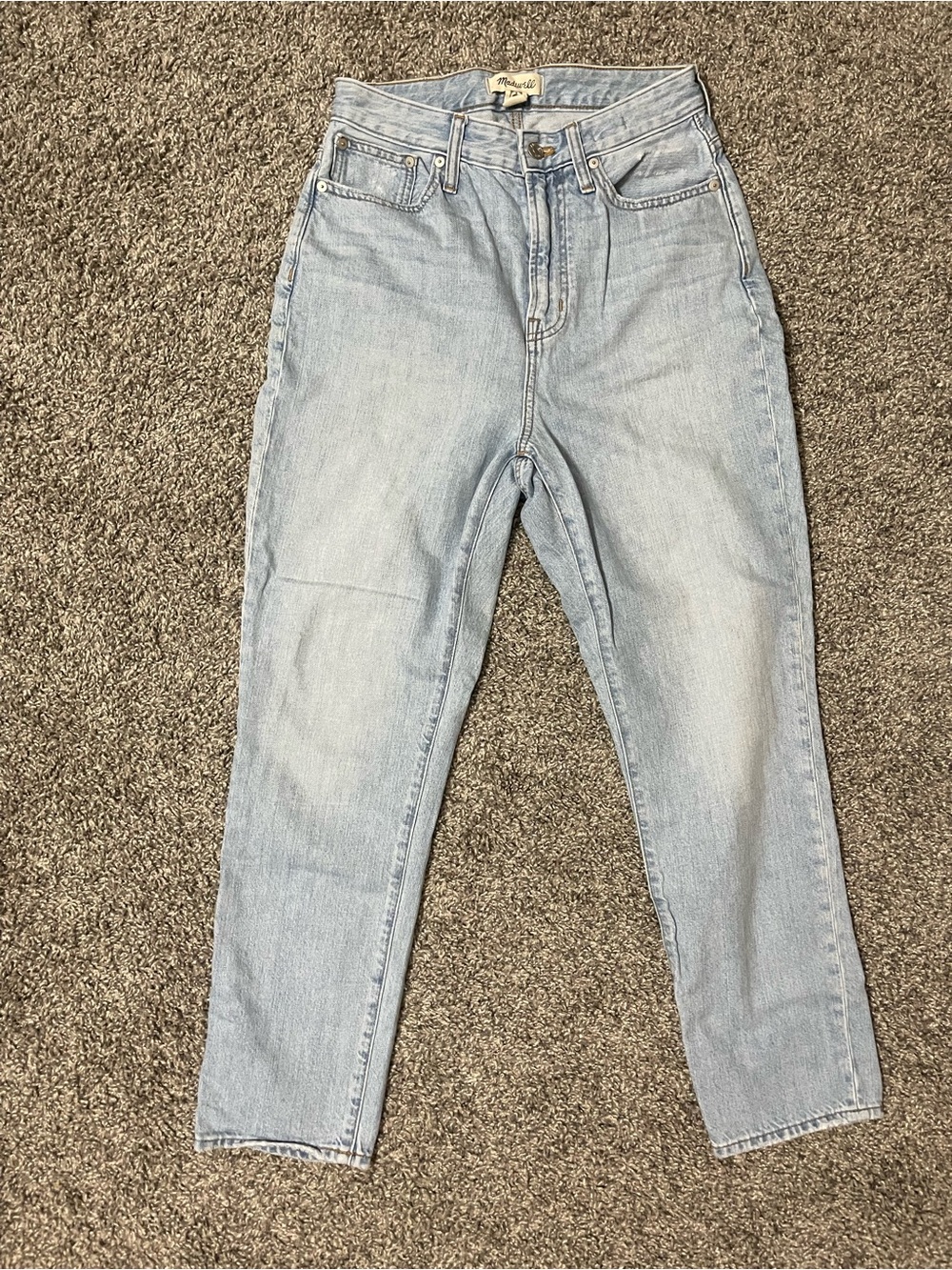 Madewell The Perfect Curvy Vintage Straight Jeans 26